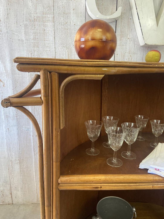 Image 1 of Vintage rotan bar