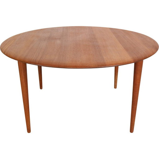 Tavolino vintage in teak di Peter Hvidt e Orla Mølgaard Nielsen per Francia e Søn, Danimarca 1950