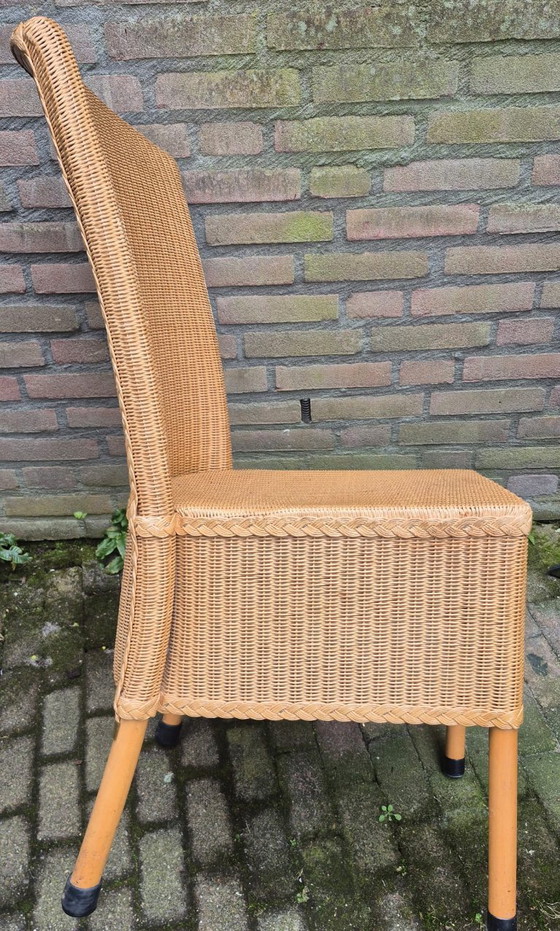 Image 1 of 6 sedie da pranzo Lloyd Loom