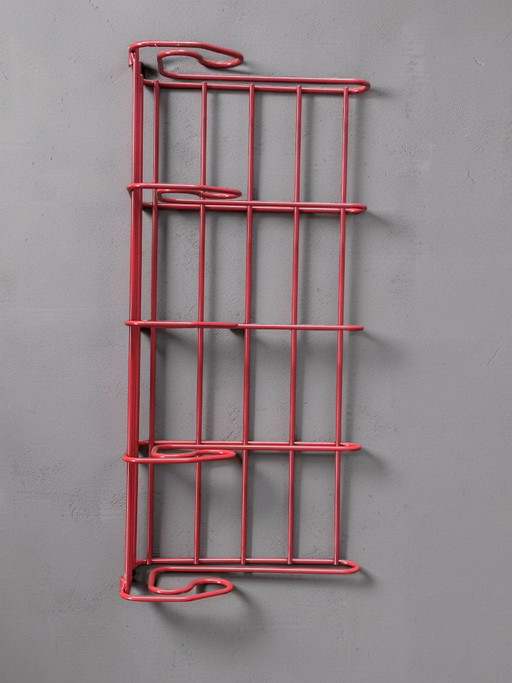 Perchero/sombrerero de pared vintage IKEA 'Frän', diseño posmoderno de los años 80, con alambre metálico (photo 2 of 6)