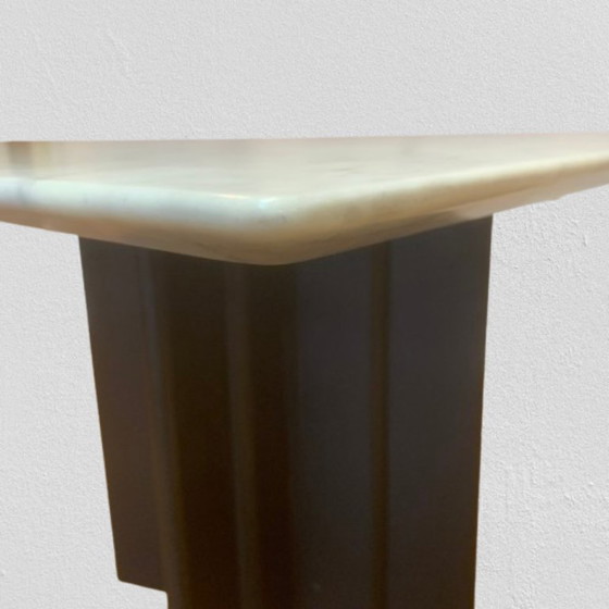 Image 1 of Square Dining Table Of Carrara Marble