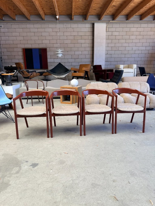 Gazzda Muna Stühle (4er-Set) – eetkamerstoelen, Textile, Wood (photo 2 of 13)