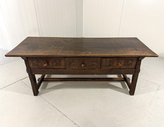 Image 1 of Brutalist Antique Spanish Coffee Table