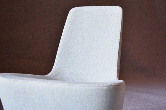 Poltrona Vitra Monopod – Azzurro – Jasper Morrison – Sedie da camera, Tessile (photo 3 of 8)