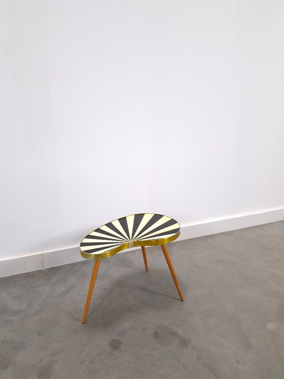 Tavolo a Rene Bianco e Nero Anni '50, Tavolo per Piante – Tavolini, Wood, Plastic (photo 12 of 12)