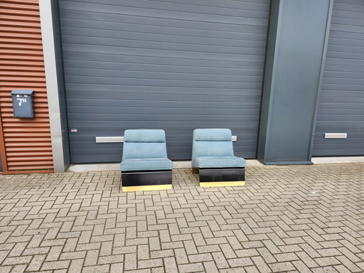 Baxter - Greta chair in Kashmir leather - set of 2