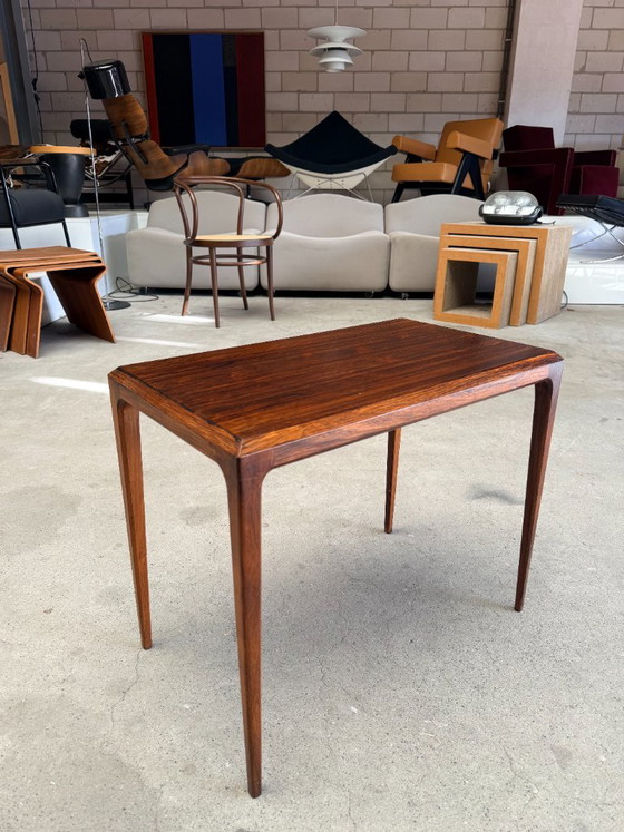 CFC Silkeborg rosewood Side table, Johannes Andersen (stock: 2) (photo 4 of 12)