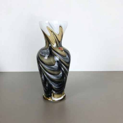 Vase Vintage extra large Opaline 1970