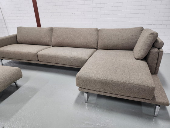 Leolux - Bellice Corner Sofa + Pouf - As New – Other, Modern (photo 3 of 10)