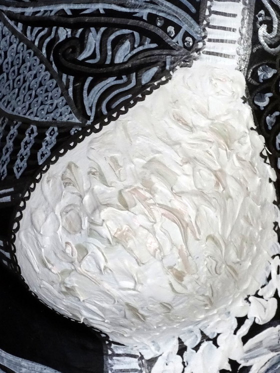 Image 1 of CB. busto di manichino bianco e nero