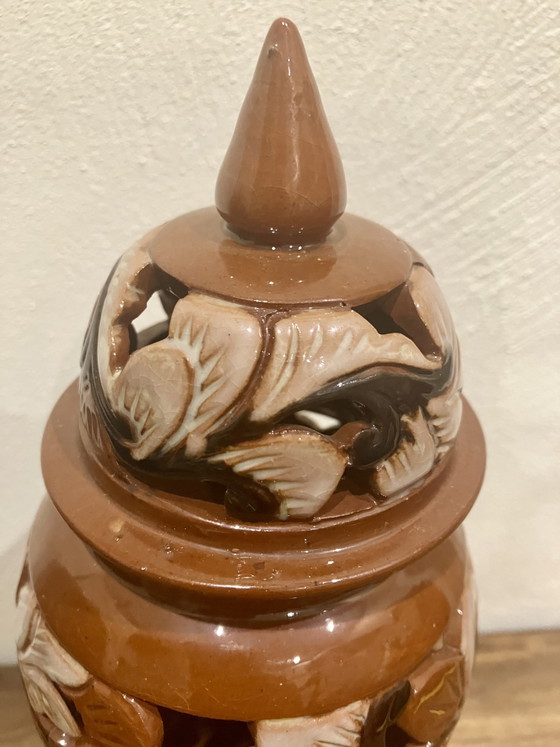 Grandjean Jourdan Vallaurus lantern vase/lidded pot! – Ceramic (photo 4 of 8)