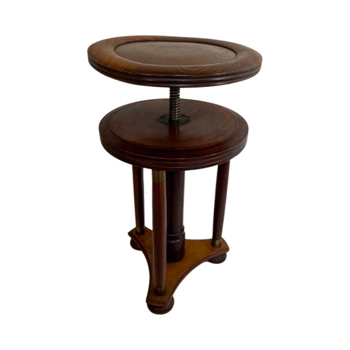 Taburete/silla de piano de madera