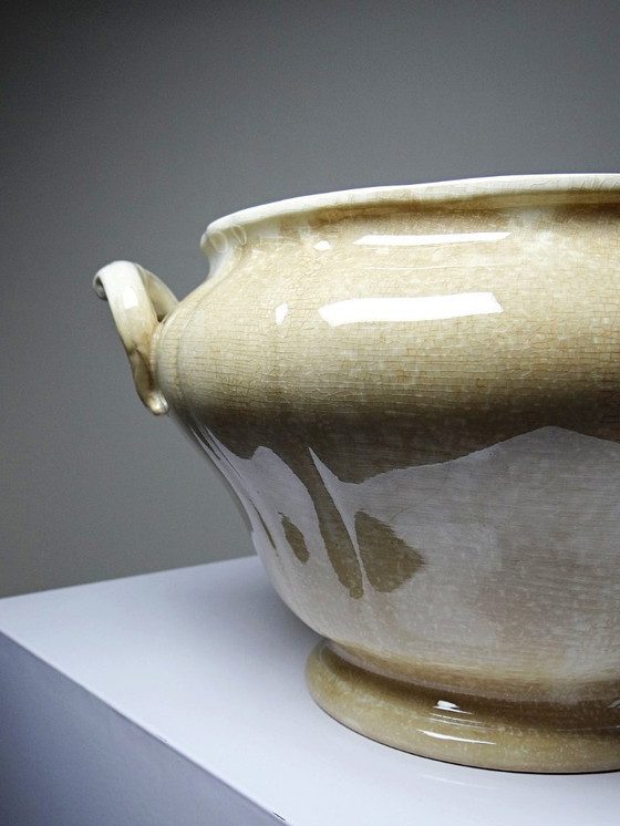 Image 1 of Gran sopera antigua Villeroy & Boch, 1890-1910, con una hermosa pátina por el uso.