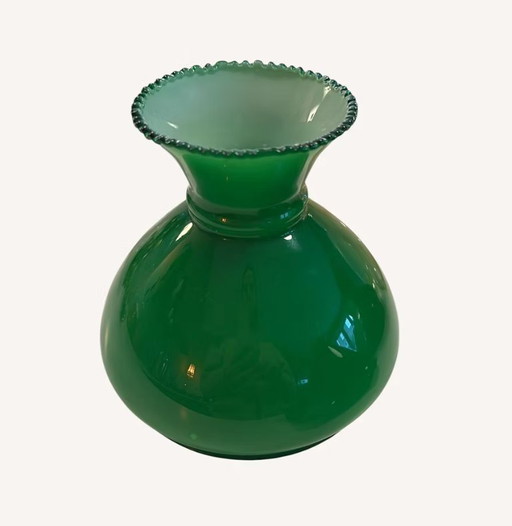 Green Opaline Lampshade