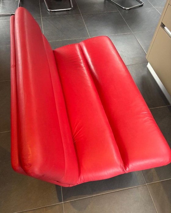 Image 1 of Canapé Artifort, Kho Liang Le, 2 places en cuir, original.