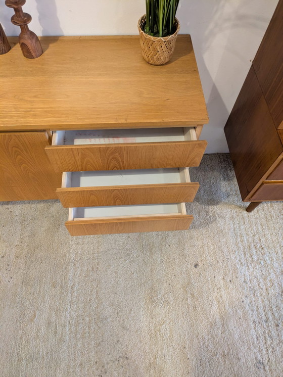 Image 1 of Vintage light wooden sideboard, lowboard, 1960s