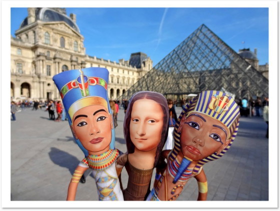 Image 1 of Cadeau Néfertiti | Décoration Néfertiti | Poupée Néfertiti de collection | Art de l'Égypte antique