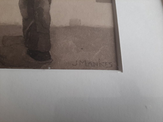 Jan Mankes Heliograbado, Título Douwe – Arte, Glass, Paper (photo 5 of 7)
