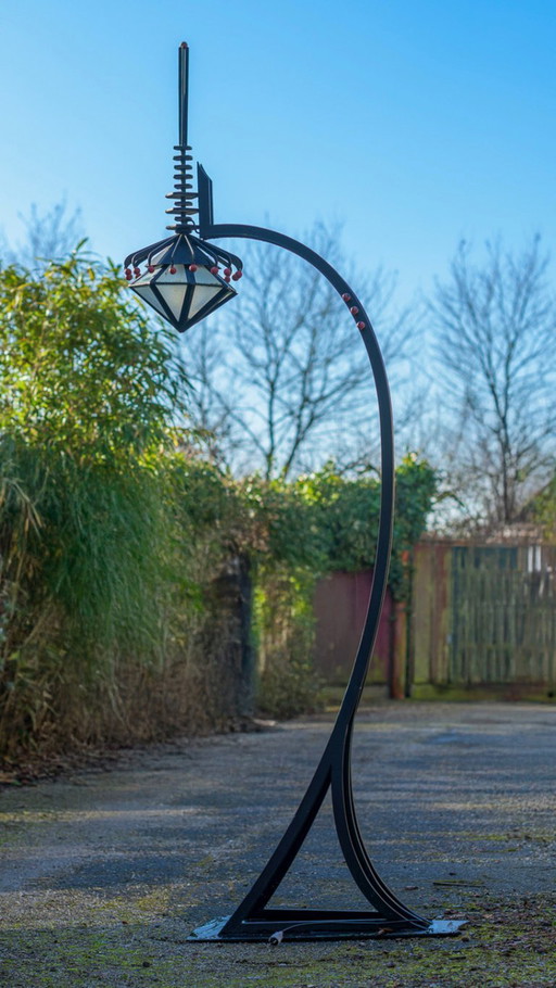art deco outdoor lantern.