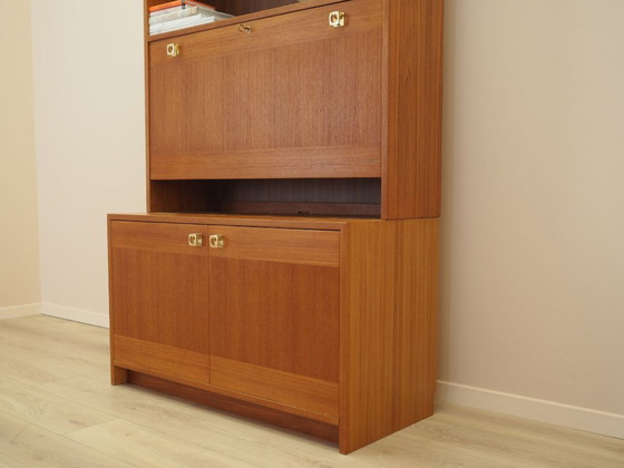 Estantería danesa de teca con mueble bar iluminado, estilo danés moderno de los años 70. – Librerías, Wood (photo 13 of 22)