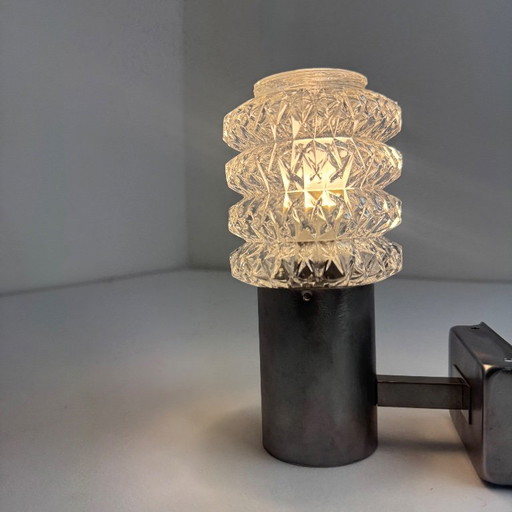 PAIRE D’ANCIENNES APPLIQUES « Leclaire & Schäfer » VINTAGE – wandlampen, Metal (photo 2 of 11)