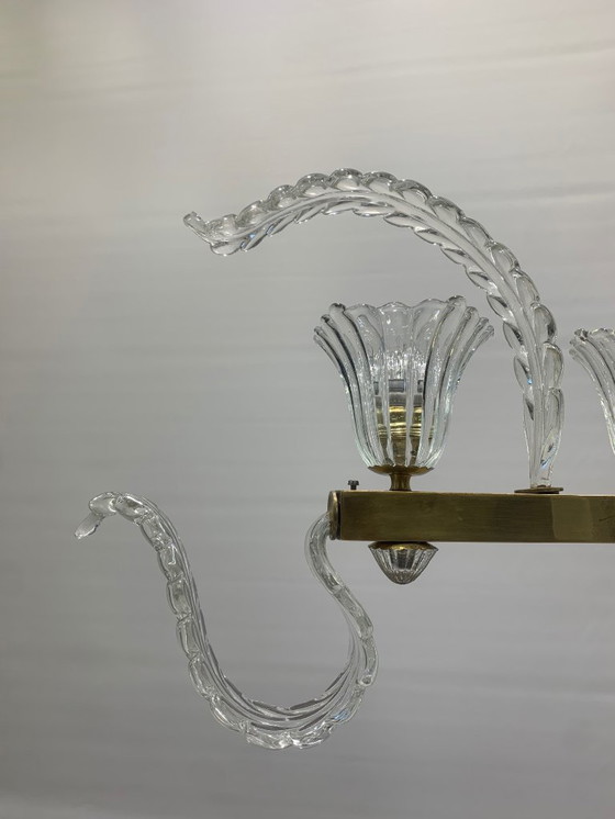 Image 1 of Pendant chandelier ++RARITY ++SEGUSO V.A. restored made in Italy