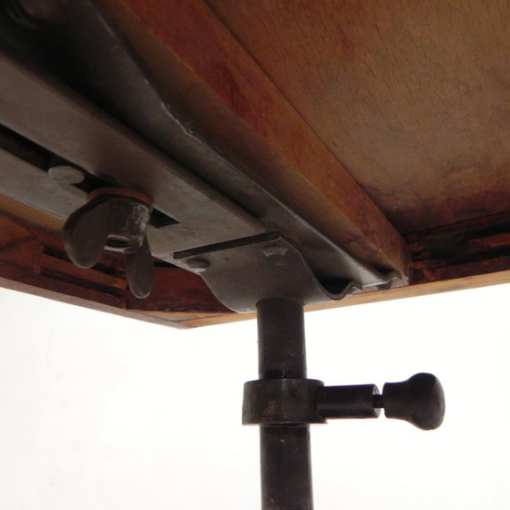 Sedia da ufficio Bauhaus, sedia da studio KRENZER, anni '30 – Sedie girevoli, Ghisa, Legno (photo 13 of 28)