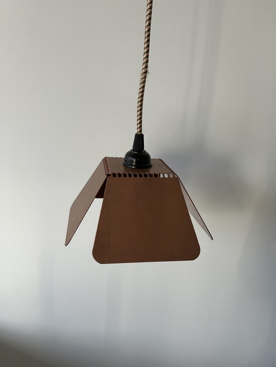 Image 1 of Handgefaltete Piet hein eek Kupferlampe