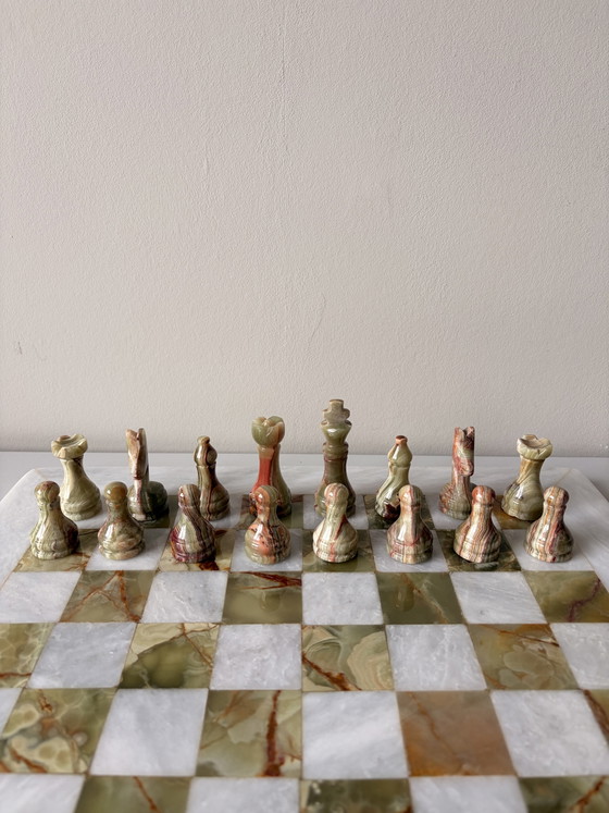 Vintage onyx chess set – Decorative Objects, Marble (photo 3 of 9)