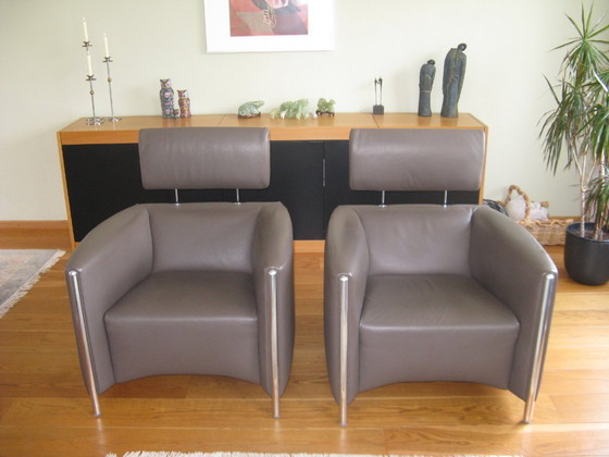Image 1 of 2x sillones Leolux OBLOMOV