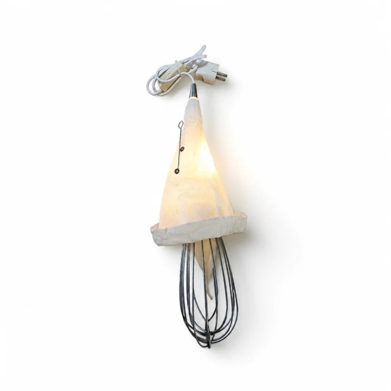 Hand whisk lamp vintage / 1970s – Reading Lamp (photo 3 of 9)