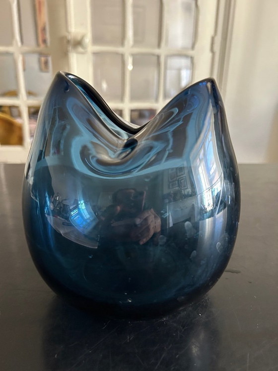 Image 1 of Skandinavische blaue Vase