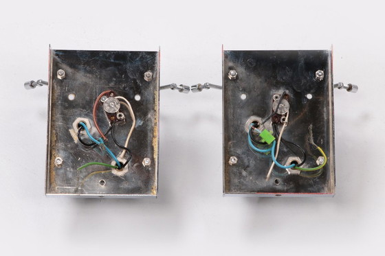 Image 1 of Zeldzame Kinkeldey Duitse kristallen wandlamp uit de jaren 60, 1960