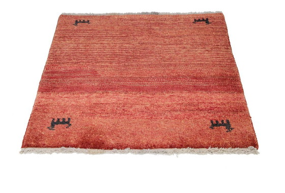 Image 1 of Original Persian carpet Gabbeh Ghashghai oriental carpet 107 cm x 100 cm old natural