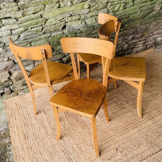 Image 1 of Set di 4 sedie da bistrot