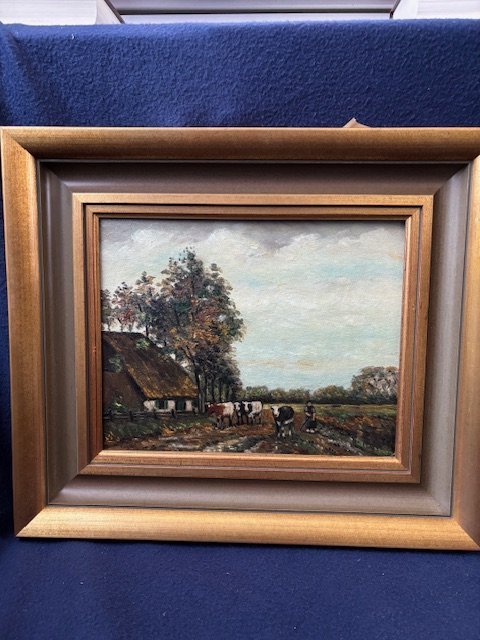 Image 1 of Schilderijen Kunstschilder R Van Geel (20ste Eeuw)