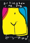 Herman Brood -- INGRESSO ARTISTA (su tela)