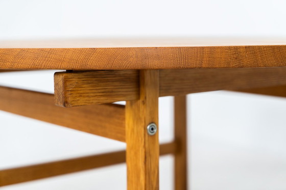 Image 1 of Table basse en chêne par Hans J. Wegner pour PP Møbler (Danemark, années 1960).