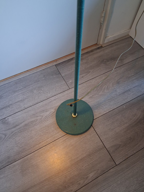 Image 1 of Vintage jaren 50 leeslamp,in hoogte verstelbaar ,90cm tot 127cm