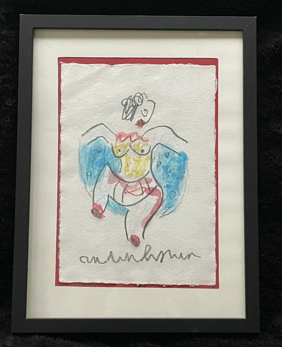 Anton Heyboer (1924-2005) - Danseur – Peintures et dessins, Paper (photo 2 of 5)