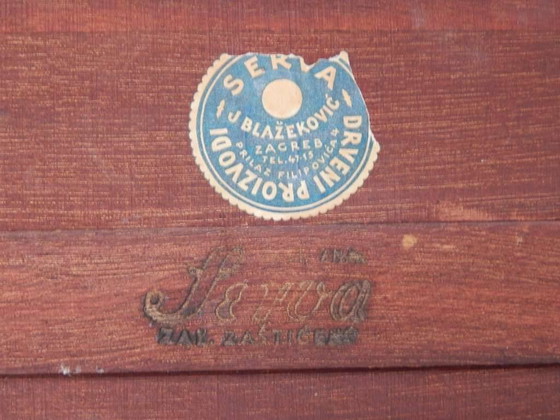 Image 1 of SELTENHEIT: Klappbarer Salontisch SERVA Zagreb (J. Blažeković) aus der Vorkriegszeit aus den 1930er Jahren