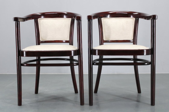 Image 1 of Pareja de sillones Thonet de los años 30 restaurados , Checoslovaquia