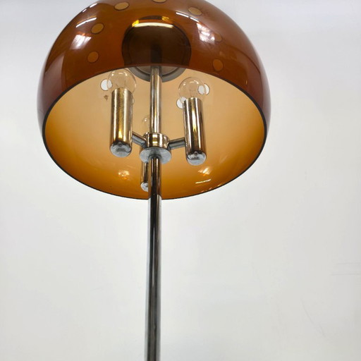 Space Age Mushroom lamp 1960s chrome