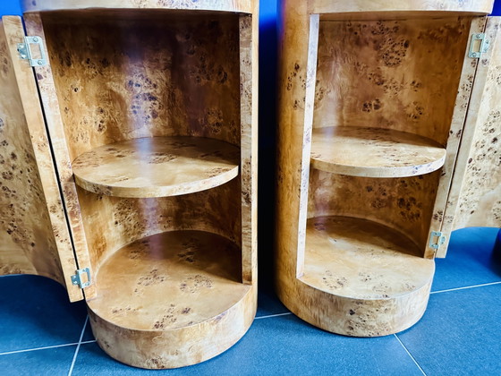Lemon Furniture Nachtkastjes Constant Van Burl By Yaniv Chen – Decoratieve objecten, Brass, Wood (photo 9 of 14)