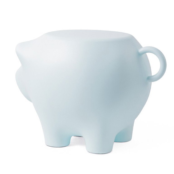 Image 1 of 2 tavolini laterali Sidepig color azzurro pastello