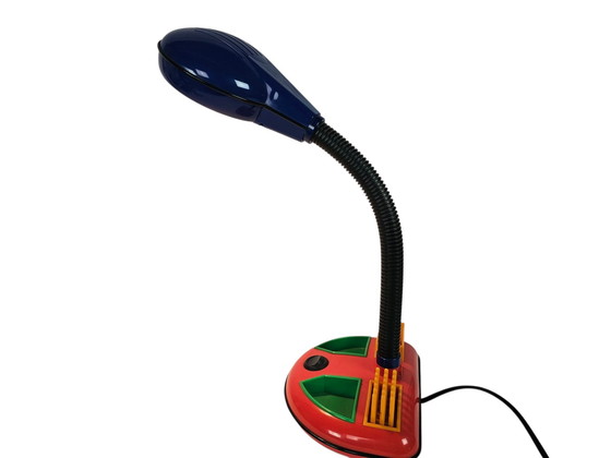 Image 1 of Rabbit Tanaka Corp | Memphis Milano Stil | 80er Jahre | Schreibtisch - Tischlampe - Kyoji Tanaka