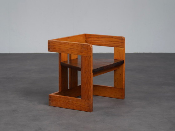 Rara Sedia per Bambini Art Déco di Pander, Paesi Bassi, anni '30 – Sedie da pranzo, Wood (photo 3 of 11)