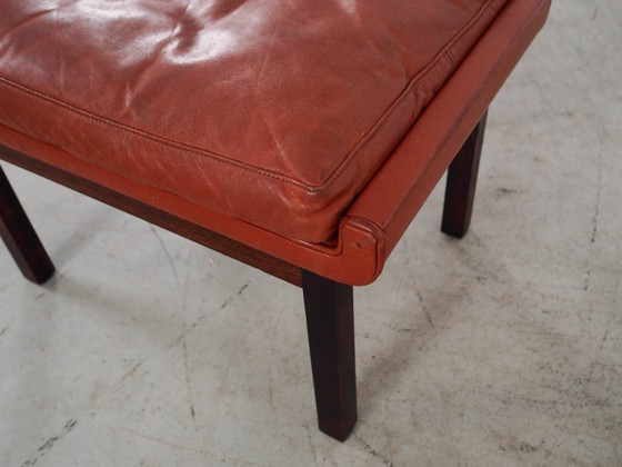 Image 1 of Voetenbankje van palissanderhout, Deens design, jaren 70, ontwerper: Finn Juhl