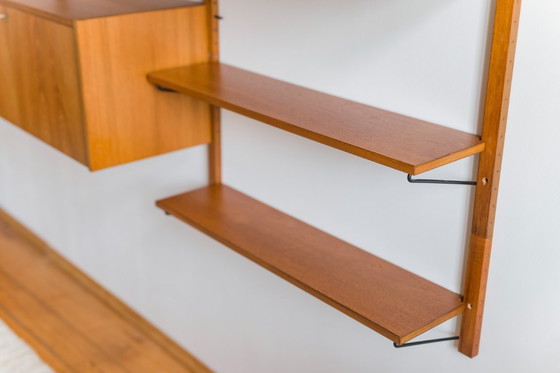 Image 1 of Mid Century Modernes Wandmöbel aus Teakholz, Kurt Østervig zugeschrieben, 1960