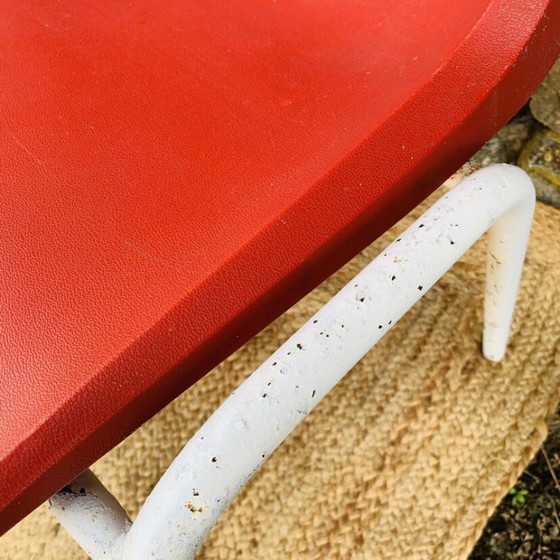 Image 1 of Set of 4 red europa chairs